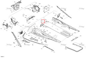Радиатор тоннель 154 Ski-Doo 518335129