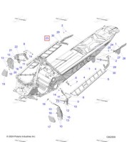 1027897-067 В сборе подножка правый GLBLK включает 4,22 29,30