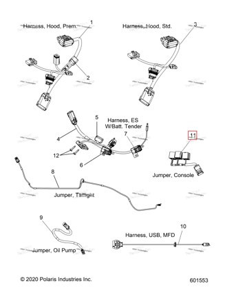 2413927 Консоль SWITCHES JUMPER