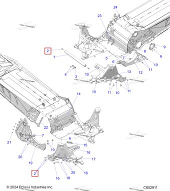 7519070 Винт TXTH M8 X1 25 X25 8.8 ZODP30