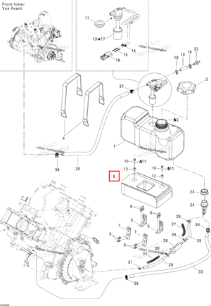 Поролон накладка Sea-Doo 275000258