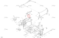 Передний корпус опора включает 46 to 46 a Can-Am Commander 1000R EFI DPS (2022) (705208893)