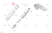 Legion красный компрессионный пружина Can-Am Maverick Turbo RR XRS (2026) (706205759)