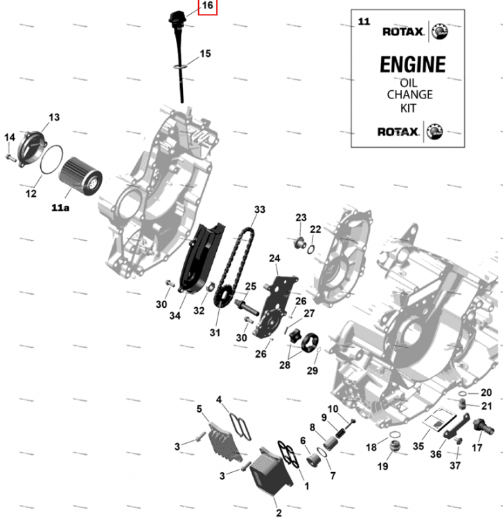 Масляный рычаг трубка Can-Am Outlander 4x4 DPS 700 (2025) (420256821)