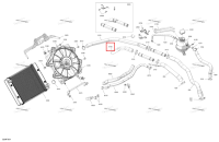 Радиатор шланг Ski-Doo Expedition LE 900 ACE Turbo (2026) (509001451)