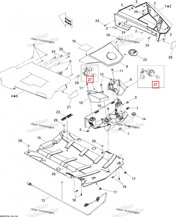 Bulb Ski-Doo GTX LE 1200 4-TEC (2009) (415129425)