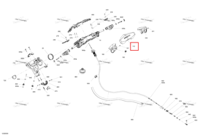 Reef синий руль облицовка Sea-Doo 277002242