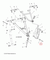 5136910 Втулка шпинделя Polaris BUSHING-15.88X10.13X76.20