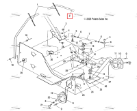 Сварной STEER HOOP чёрный Polaris Widetrak LX (2006) (1012729-067)