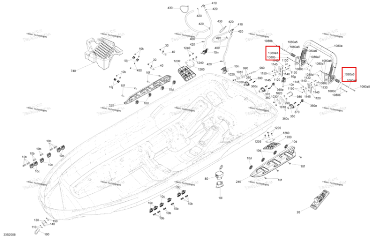 Пружина Sea-Doo GTX 300 (2020) (292002107)