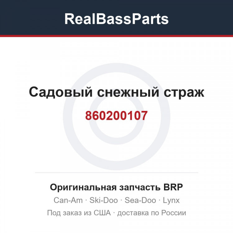 860200107 Садовый снежный страж