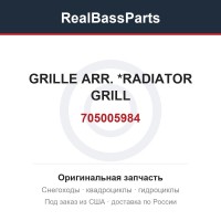 705005984 GRILLE ARR.    *RADIATOR GRILL