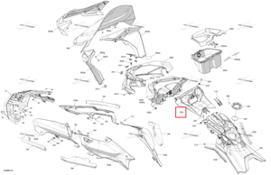 Указатель опора Ski-Doo 517308510