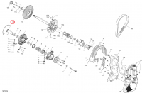 417224332 417224278 Щека вариатора ведущего Ski-Doo (417224155 417224252) 417224707