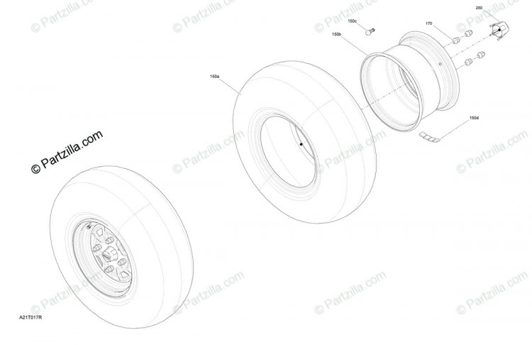 705501607 JANTE ARRIERE *REAR RIM