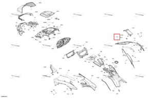 Правый передний капот Ski-Doo 517308414