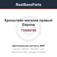 710000768 Кронштейн мигалки правый Европа
