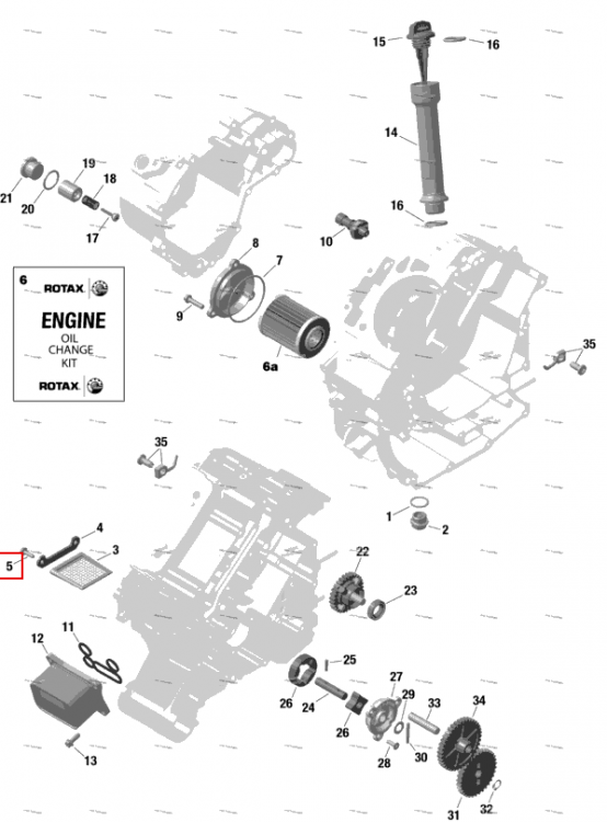 Саморез M5 × 16 Can-Am Commander MAX 1000R EFI XT (2024) (420941927)