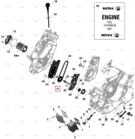 Ведущая шестерня 25 зубьев Can-Am Outlander 4x4 DPS 700 (2025) (420254441)