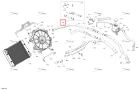 Радиатор шланг Ski-Doo Expedition LE 900 ACE Turbo (2026) (509001452)