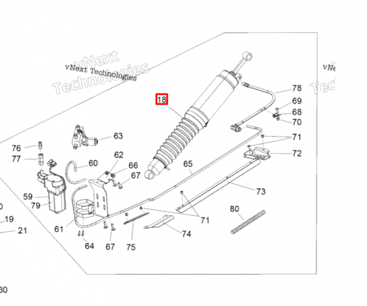 503193000 Амортизатор Ski-Doo