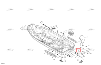 Through Hull фитинг в сборе включает 320 to 320 a Sea-Doo RXT-X 300 (2023) (292002768)