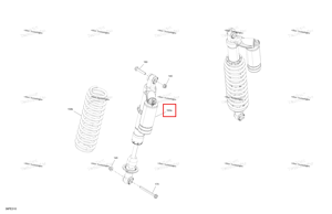 Правый задний амортизатор Can-Am 706006170