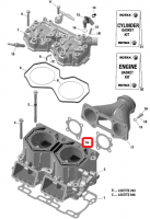 420430486 Прокладка выпускного коллектора G4 Ski-Doo