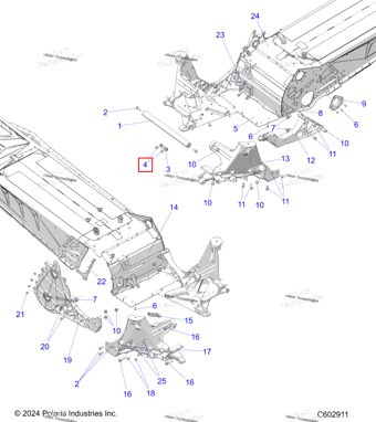 7519109 Винт TXTH M8 X1 25 X15 8.8 ZOD P80