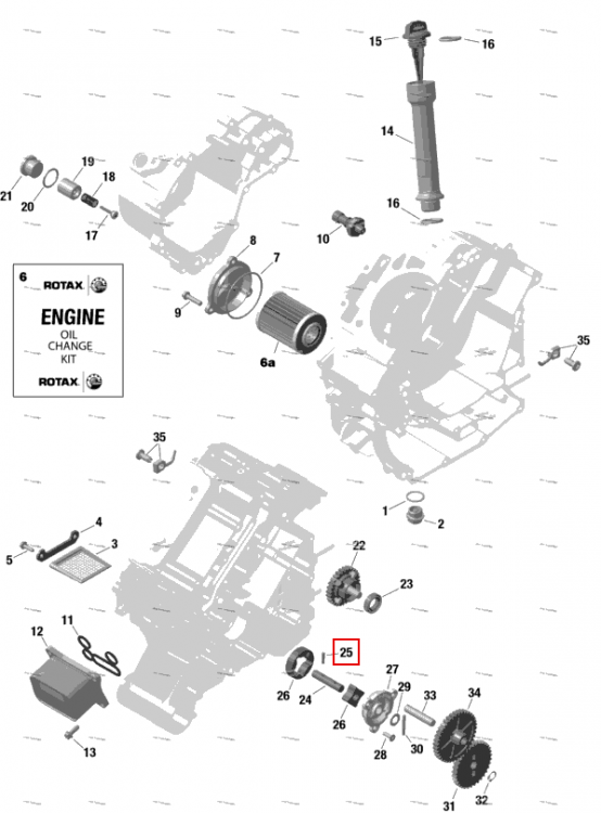 Игольчатый штифт Can-Am Commander MAX 1000R EFI XT (2024) (420232732)