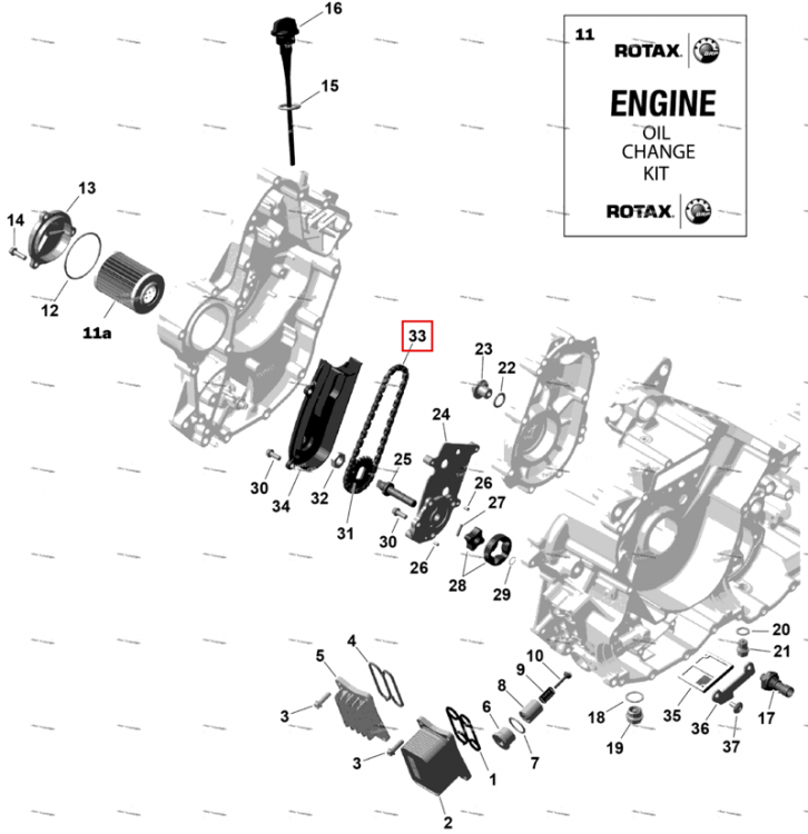 Silent цепь Can-Am Outlander 4x4 DPS 700 (2025) (420297055)