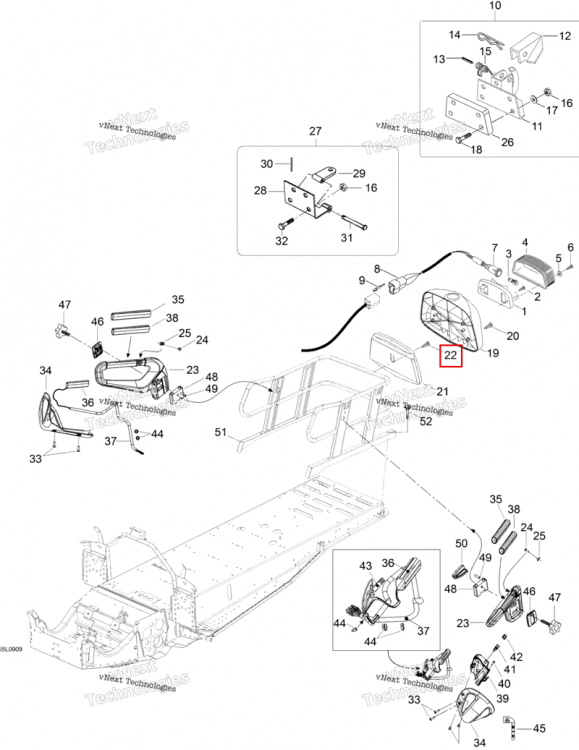Винт Ski-Doo Expedition TUV V800 4-TEC (2009) (M40322)