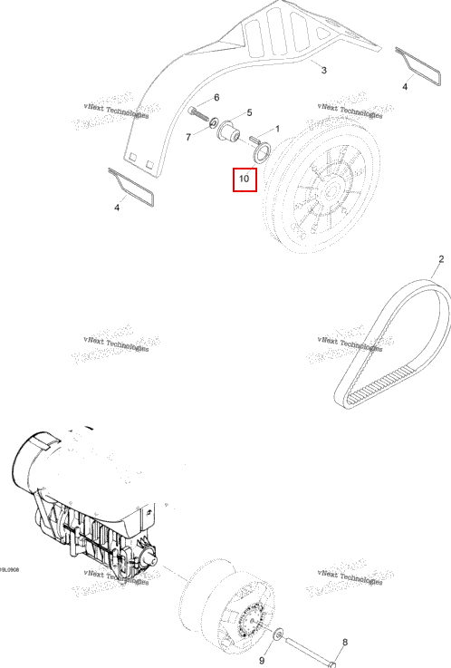 Регулировочная шайба Ski-Doo Skandic SUV (2009) (M3125351)
