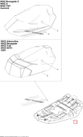 Сиденье основание Ski-Doo Summit X 800R Power T.E.K. (2009) (510004689)