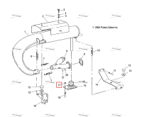 Шайба 13/64 X1 / 2 X18 GA FL Y 10 Polaris Widetrak LX (2006) (7558212)