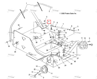 Гайка гибкий LOC Polaris Widetrak LX (2006) (7542303)
