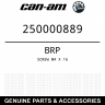 250000889 Болт Ski-Doo M4 X 16