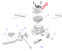 2208408 Крышка бачка тормозного Polaris MATRYX