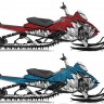Наклейки для снегоходов Ski-Doo XM XP  Polaris RMK AXYS