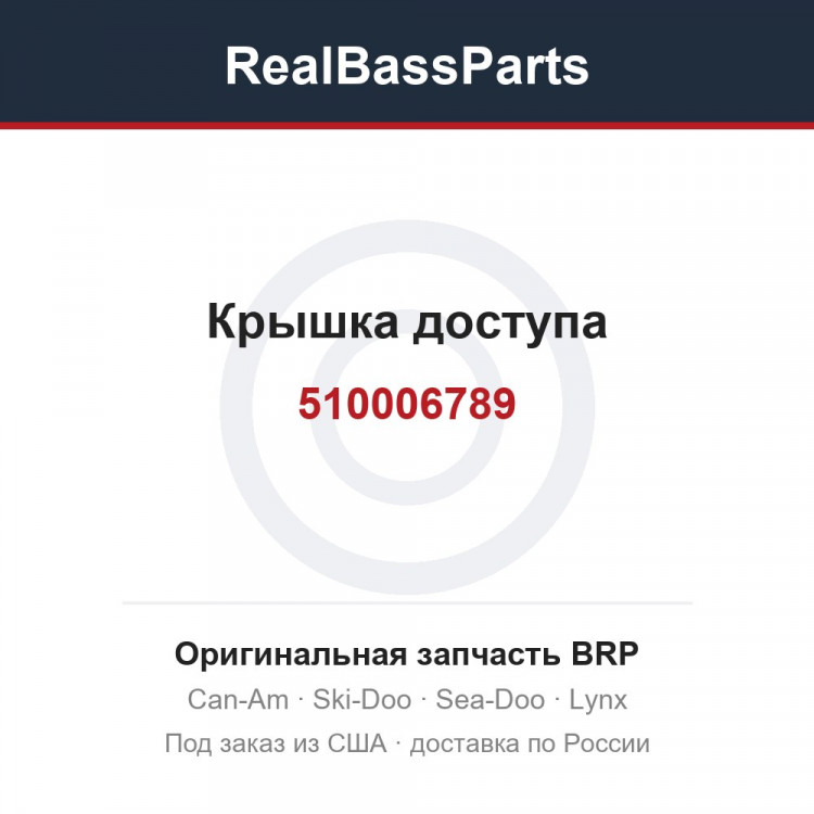 510006789 Крышка доступа