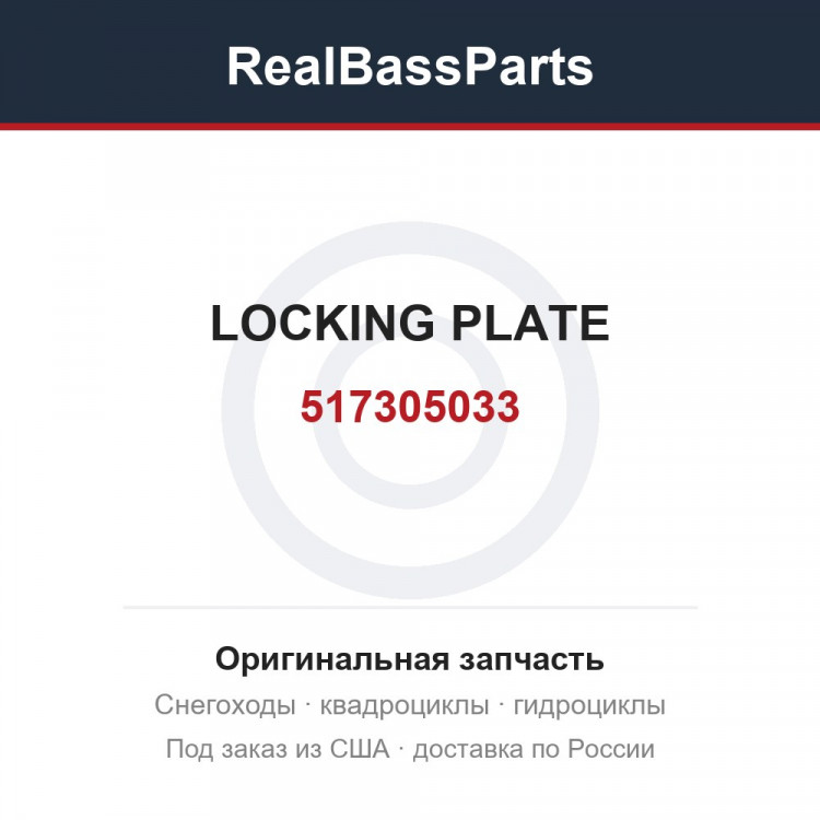 517305033 LOCKING PLATE