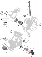 Игольчатый штифт Can-Am Commander MAX 1000R EFI XT (2024) (420232432)