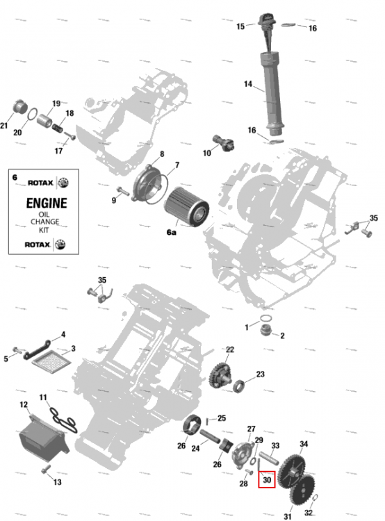 Игольчатый штифт Can-Am Commander MAX 1000R EFI XT (2024) (420232432)