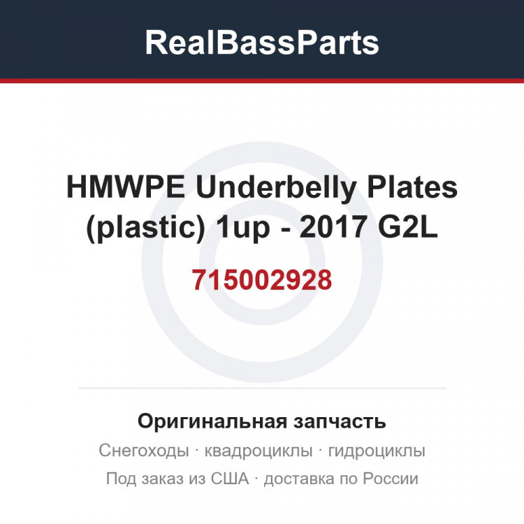 715002928 HMWPE Underbelly Plates (plastic) 1up - 2017 G2L