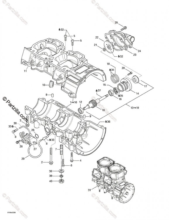 420940704 Шпилька M10 X 23