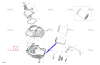 Впуск глушитель крышка комплект включает 10 to 10 g Can-Am Outlander 4x4 DPS 700 (2025) (715010545)