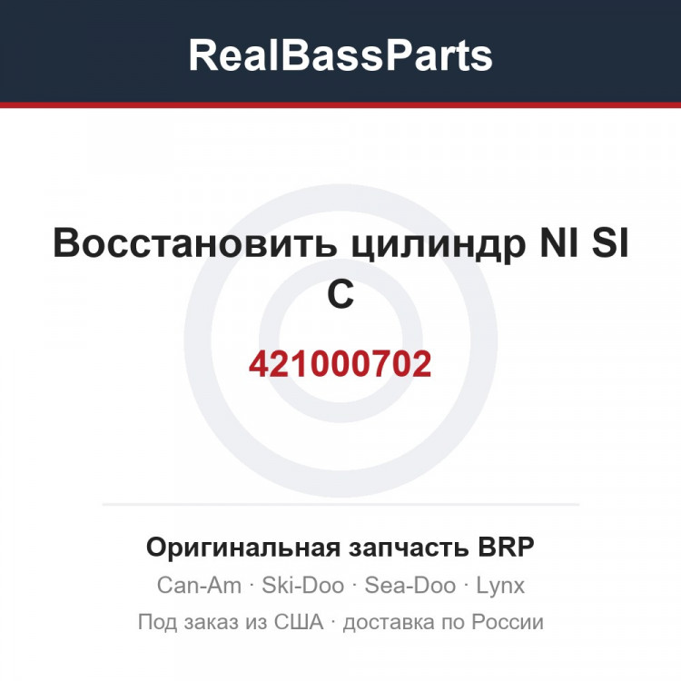 421000702 Восстановить цилиндр NI SI C