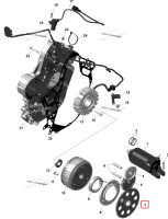 Free колесо шестерня 64 зубьев Can-Am Outlander 4x4 XT 1000R (2025) (420434215)