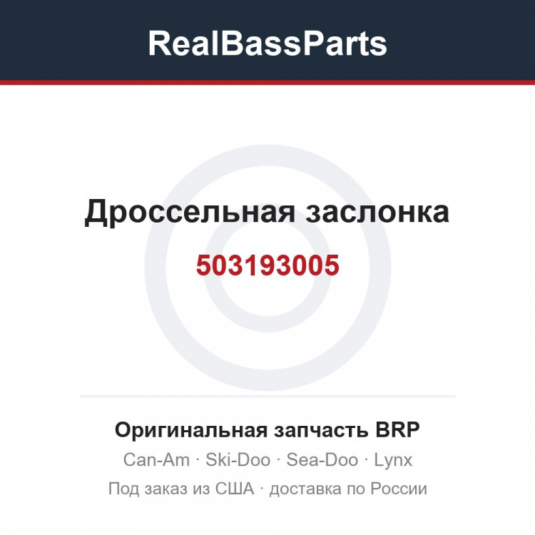 503193005 Дроссельная заслонка