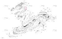 Manta зелёный консоль Sea-Doo Spark 60 (2023) (291005485)